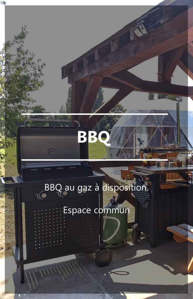 BBQ et brasero pour des soirées conviviales en plein air au Domaine du Laurier Blanc